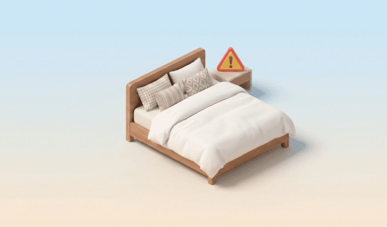 사촌 관계에서 어린 조카를 추행한 친족관계 준강제추행 사건의 위험성을 상징하는 3D 아이콘