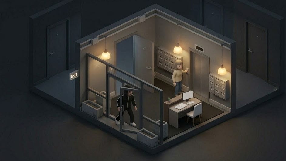 아파트 1층 주거침입