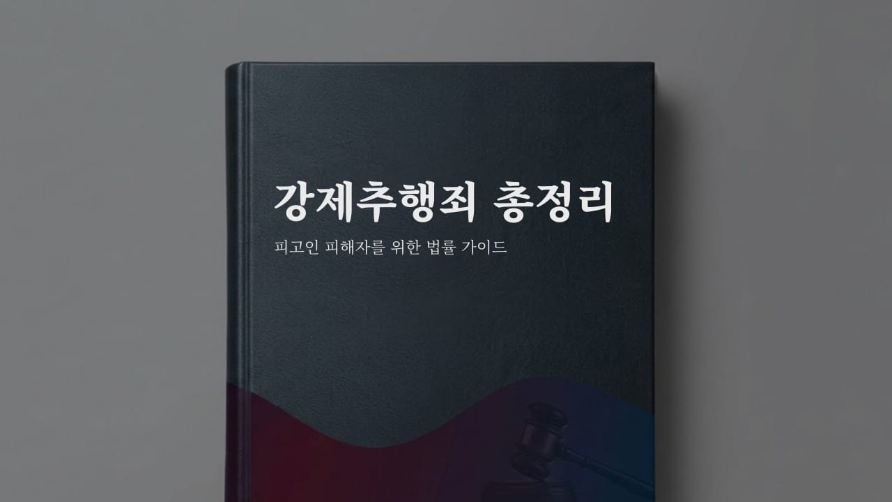 강제추행죄 관련 법률 백서 가이드북 이미지