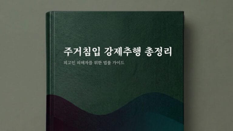 주거침입 강제추행 총정리