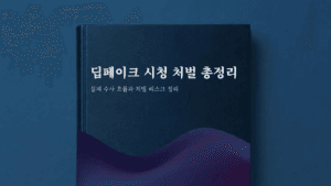 딥페이크 시청 처벌 가이드