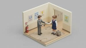 미성년자에게 돈을 주고 제안하는 이미지